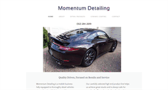 Desktop Screenshot of momentumdetailing.com