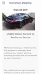 Mobile Screenshot of momentumdetailing.com